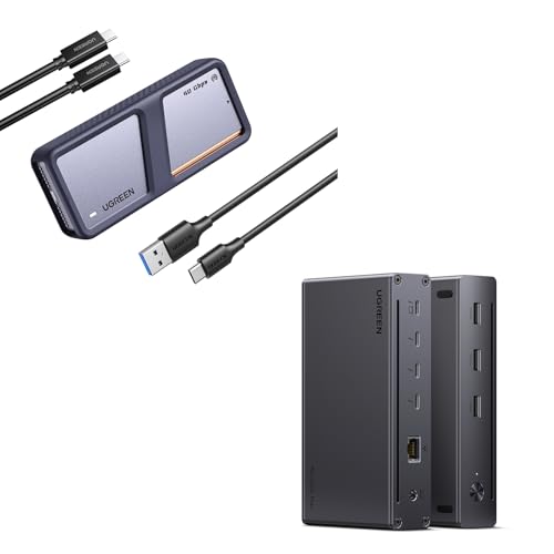 UGREEN Caja Externa M.2 NVMe 40Gbps con Dock Thunderbolt 4 miniatura 1