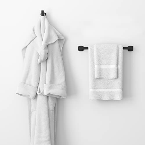 PFISTER Vaneri Wall-Mounted Screw-in Towel Hook Robe Hook for Bathroom in Matte Black Finish BRHVRI0B - Image 2