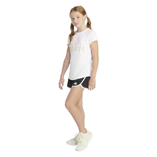 Image of adidas Girls' Short Sleeve Scoop Neck Tee T-Shirt