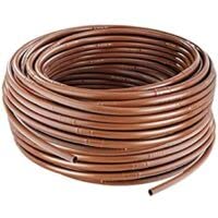 Mugar- Tubería de Riego por Goteo con Goteros cada 35cm Marrón para Agricultura- 16mm de Diámetro En Rollos de 25 Metros