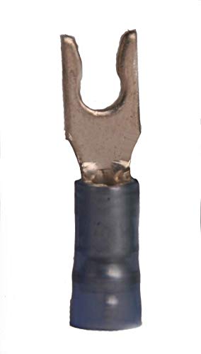 16-14 AWG 3-pc Nylon w/Sleeve Insulated #8 Snap Spade Terminal (100/Pkg.)