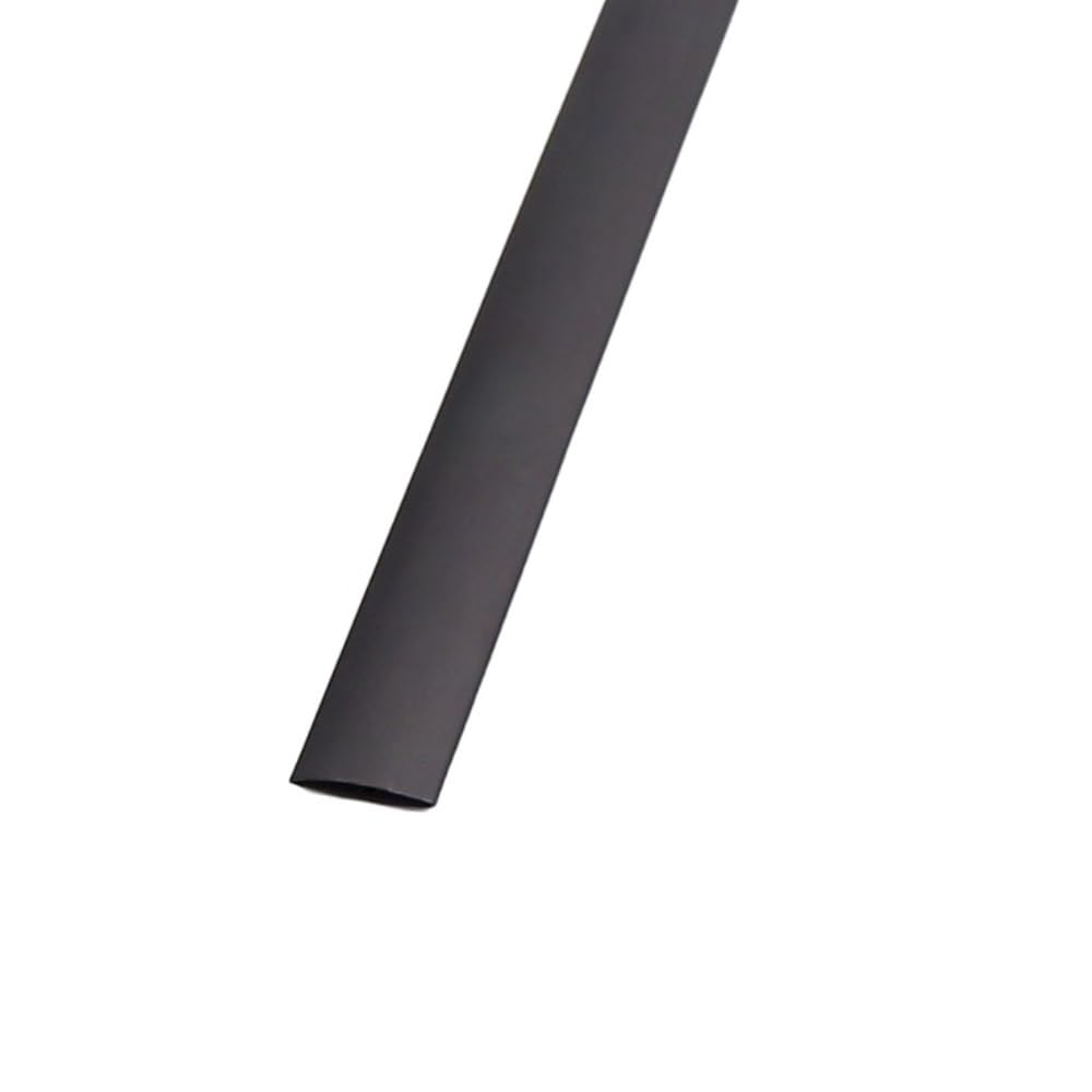 Silikonowa rurka termokurczliwa, Czarna rurka termokurczliwa 2:1 o średnicy 0,6 mm–80 mm Płaska owijka z drutu(30MM*3METERS)