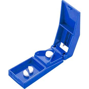 Raindrop World Tablet Cutter Plastic Pill Cutter Capsule Holder Box Stainless Steel Blade Multicolo-image-13