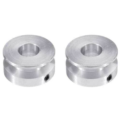 Polea de aluminio de 30mm con ranura única y transmisión suave para ejes mecánicos pequeños