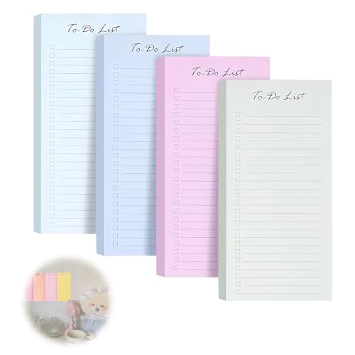 Amazon.co.jp: PAVIKE付箋 可愛い 【4個入リ】To Do リスト 罫線入り
