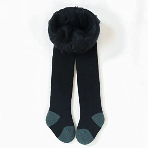 Baby Cotton Thick Fleece Lined Leggings Stocking Toddler Girls Full Length Socks Tights Casual Comfy Winter Warm Clothes2