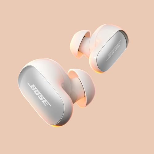 Image of Bose QuietComfort Ultra Earbuds (2nd Gen) - Wireless Noise Cancelling Earbuds with Mic, Immersive Audio, USB-C Charging, Up to 6 Hours Battery, IPX4 Rating, White Smoke