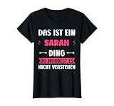 Humor Idee Lustig Name Sarah Personalisierte