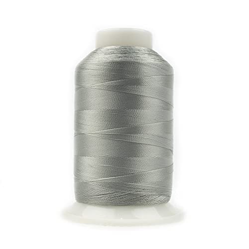WonderFil Specialty Threads DecoBob Med Grey, 2-ply Cottonized Polyester, 80wt miniatura 1
