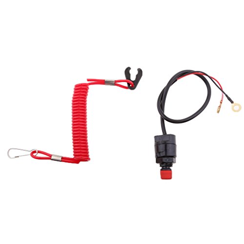 Preisvergleich Produktbild Scooter Atv Boot Außenbordmotor Töten Stoppschalter + Tether Schnur Lanyard
