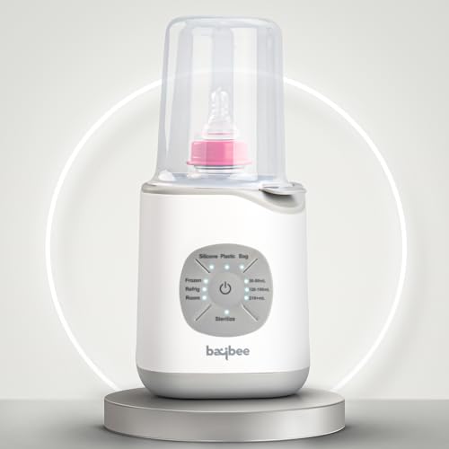 Image of BAYBEE 10 in 1 Baby Bottle Sterilizer & Warmer | Portable Baby Milk, Water, Food Warmer | Electric Bottle Sterilizer for Baby with Manual Temperature Adjustment, BPA Free | Fast Bottle Warmer