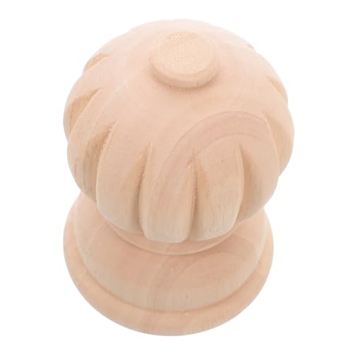 Hemobllo Balaustre Decorativo De Madera Sin Terminar Para Escalera, Pilar De Balaustre Europeo De 6x9 Cm, Diseño Calabaza, Para Carpintería Diy y Decoración Del Hogar, Uso Interior, Estilo Europeo