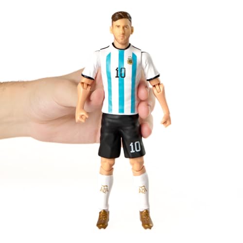 Image of Sockers Banbo Toys Argentina AFA Lionel Messi 8 inch Collectible Soccer Action Figure