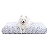 KSIIA Washable Dog Bed Deluxe Plush Dog Crate Beds Comfy Kennel Pad Anti-Slip Pet Sleeping Mat for Large, Jumbo, Medium, Small Dogs Breeds, 23″ x 18″, Gray