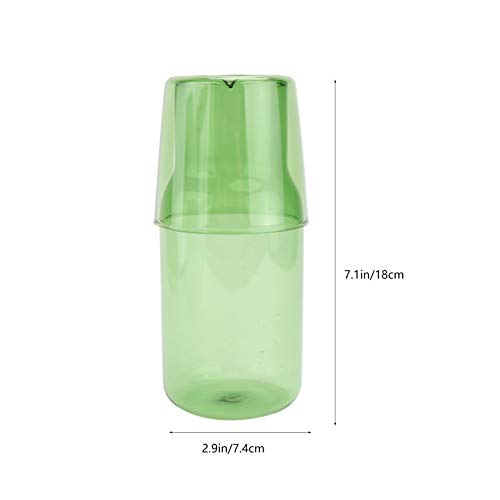 Cabilock Set de 1 Vaso Verde de Vidrio miniatura 2