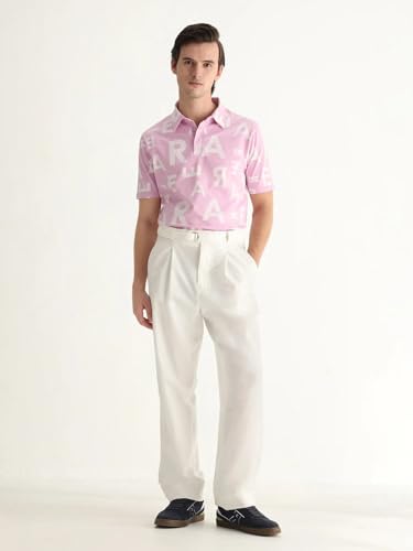 Image of Rare Rabbit Regular fit Monogram Print Polo