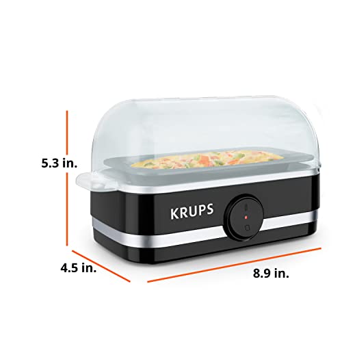 Krups Simply Electric Egg Cooker: Rapidly Cook Hard Boiled, Poached, Scrambled Eggs Or Omelets. 6 Egg Capacity, Black #TOP6