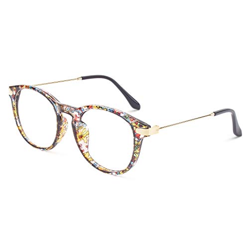 Image of GQUEEN Fake Non Prescription Glasses Clear Lens for Women Men Oversized Frame UV400 Protection, 201581