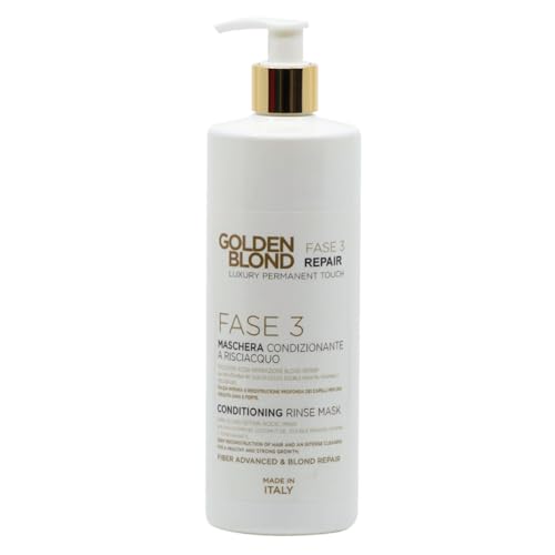 MASCARILLA ACONDICIONADORA ENJUAGUE – REPARACIÓN FASE 3 – RUBIO DORADO – 500 ml