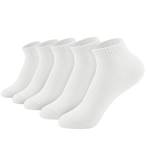 Women Socks,5 Pairs Comfortable Cotton Casual Socks Low Cut Ankle Socks Breathable Liner Short Crew Socks for Running Walking Fitness Outdoor Sports