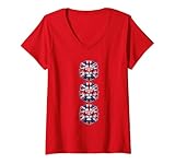 Photo Gallery donna bandiera union jack union jack uk flag lion face gran bretagna maglietta con collo a v Photo Gallery donna bandiera union jack union jack uk flag lion face gran bretagna maglietta con collo a v