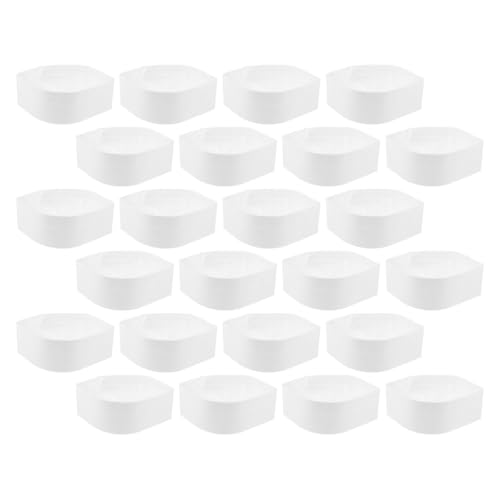 Toques de chef jetables respirantes en lot de 50 chapeaux de cuisine blancs