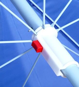 Image of Garden Umbrella 7ft /42in Outdoor Big size for Hotel,Shop,Restudent Patio Garden Canopy Umbrella (Blue)
