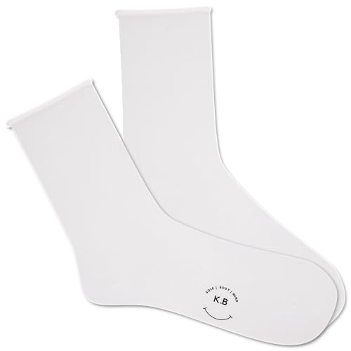 Image of K. Bell women's Fun Roll Top Crew Socks - 1 Pairs - Comfortable & Cute Fashion Gifts