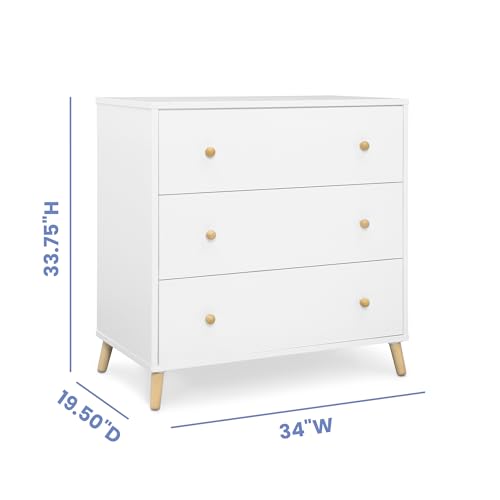 Delta-Children-Essex-3-Drawer-Dresser-with-Interlocking-Drawers-Bianca-WhiteNatural Delta Children Essex 3 Drawer Dresser with Interlocking Drawers Bianca WhiteNatural