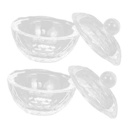 CANIGHT 2 piezas vasos acrílicos para mezcla de líquidos miniatura 1