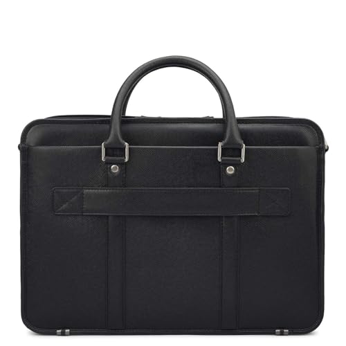 Image of Da Milano Leather Laptop Bag for Men & Women - Fits Up To 15 inch Laptop (1986A)