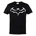Rule Out Maglietta batman. SCURO knight. supereroe PALESTRA bodybuilding. allenamento. sportswear. crossfit. fitness. MARZIALE arti. Casual - Nero, X-Large
