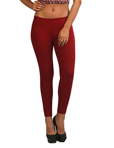 Image of Frenchtrendz Women's Skinny Fit Mid Rise Stretchable Cotton Spandex Jegging Pull On (XS-4XL)