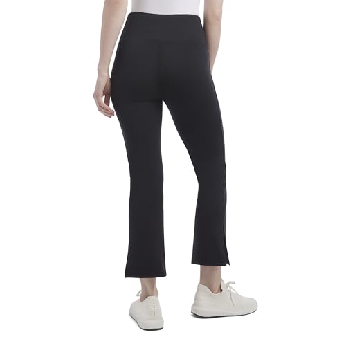 Danskin Women's Crop Slit Flare Yoga Pants3