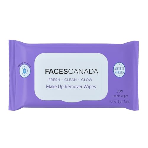 FACES Fresh Clean Glow Makeup Remover Wipes (30 Count)