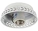 Craftmade F104-W-LED Universal Fitter, 1 Light LED 9 Watts, White