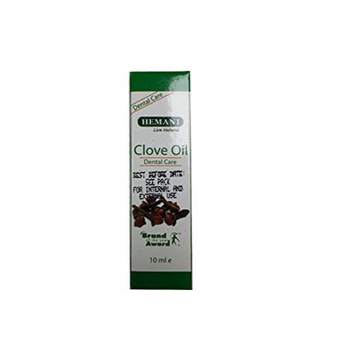 Hemani Clove Oil - Natural Dental Care and Toothache Relief - 10ml - Multiple Health Benefits