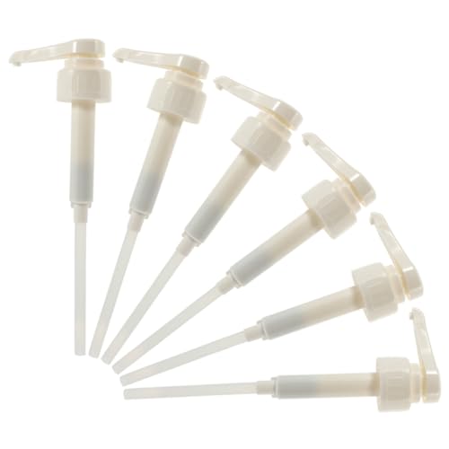 HAPINARY 10cc Coffee Syrup Pump Dispenser Plastic Gallon Pump for Soap/bar Soap Precision Sauce Pump Replacement Head for Home Use