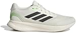 Adidas Faucon de course pour hommes 5, Blanc cassé / Noir coré / Lime Burst, 11.5