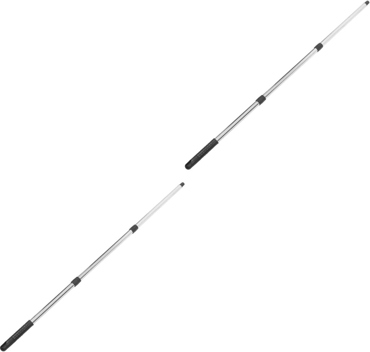 Mop Replacement Handle Three Section Mop Rod Compatible with Various Broom Heads Durable Construction for and Daily Use