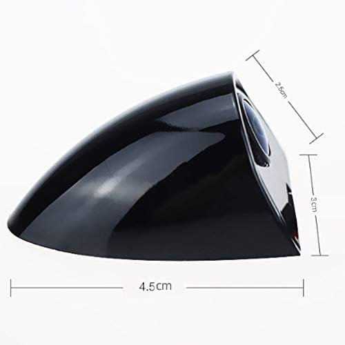 3T6B Backup Door Side View Camera, Car Door Blind Spot View Camera Support Switchable Left and Right Super Compact Normal Image in-Vehicle Camera Waterproof Design (Black)