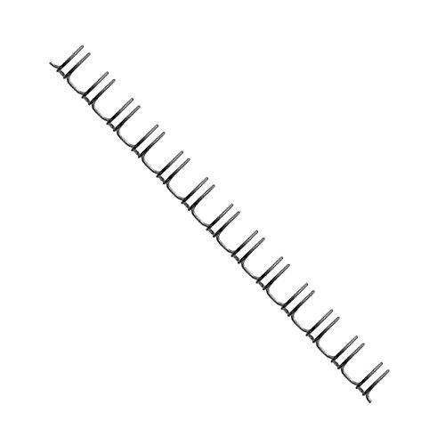 TruBind 5/16-Inch 3:1 Twin Loop Binding Wires - Pack of 100, Silver (EW32L0516-SV)