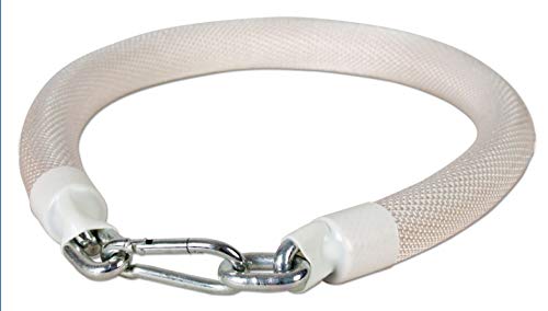 Puffin Flags flag pole counter weight chain wrapped in strong poly mesh spring loaded clips 1.4 kilo 3 lbs