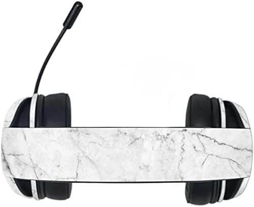 Skinit Decal Skin Compatible with Razer Kraken X Gaming Headset - Skinit Originally Designed White Marble Design