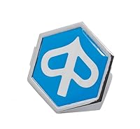 Piaggio Logo/Emblem Frontschild - div. Modelle, türkis