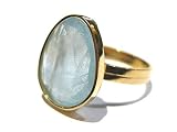 anillo de oro con aguamarina precio  anillo aguamarina Oro 750%