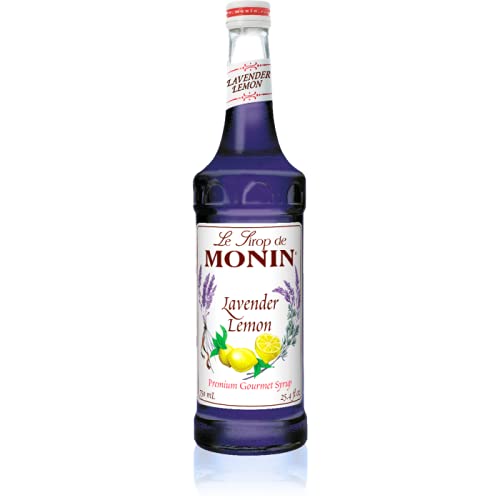 Monin - Lavender Lemon Syrup, Soothing Lavender & Citrus Flavored