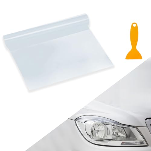 【Applicare per】: La confezione include:1 pellicola colorata per auto e 1 raschietto. adatto a tutti i fari, fendinebbia, indicatori di direzione o anche la parte superiore del parabrezza.