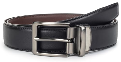 Vintage Reversible Genuine Leather Unisex Belt Double-Sided Classic Jeans Dress Gift2