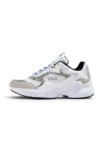 Fila Collene CB Teens - Zapatillas Deportivas para Adolescentes, Color Blanco, Gris y Violeta, Talla 36 EU, White Gray Violet, 36 EU